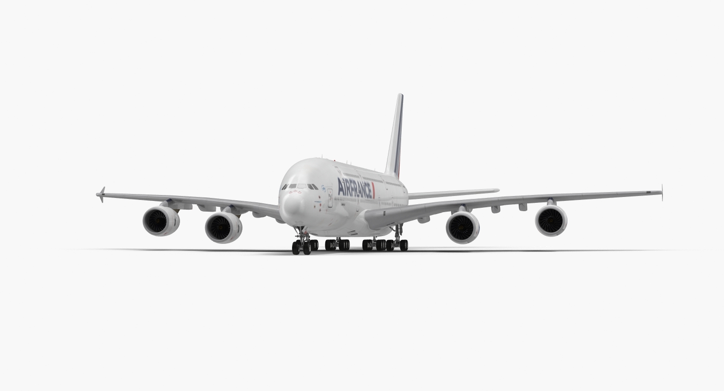 Airbus A380 1000 Air France 3D